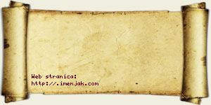 Jovanka Mečanin vizit kartica